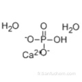 Acide phosphorique, sel de calcium, hydrate (1: 1: 2) CAS 7789-77-7